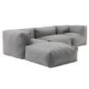 Modulares Ecksofa mit 1 Sessel, 2 Ecksesseln und 1 Ottomane