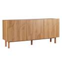 3-türiges Sideboard aus Melamin in Holzoptik