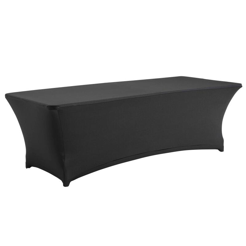 Tischdeckenbezug für Klapptisch 244cm schwarz