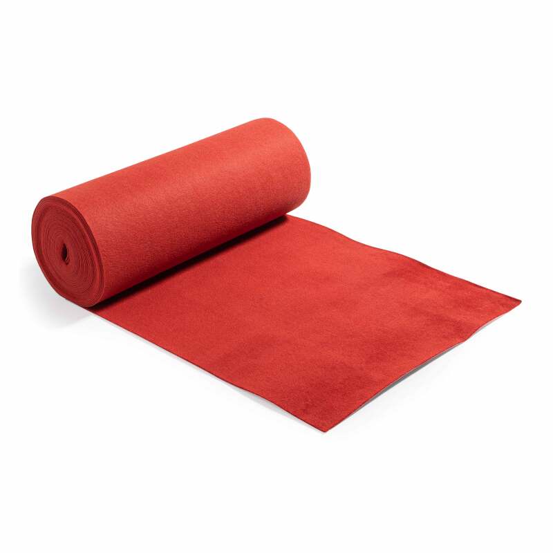 Teppichrolle 1x25m 250 g/m2 - Rot